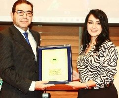 The Arab League Educational, Cultural and Scientific Organization (ALECSO) honored the President of the Women’s Studies Network, Prof. Dr. Maryse Younes Leadership and Leadership Shield